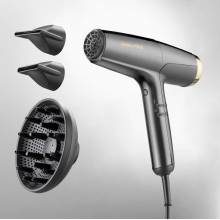 Babyliss Pro Secador De Mano Ionico Digital Watios Mod. Falco Negro Dorado   Ref. Bab8550e 4artist