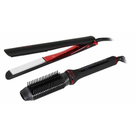 Corioliss Kit Christmas Plancha Titanio C5 Y Hot Brush Red    Ref. Suk5051