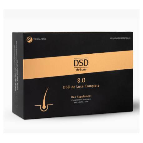 Dsd De Luxe 8.0 Complemento Alimenticio Para Cabello  Piel Y Uñas 60 Capsulas