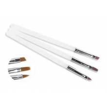 Etecmed Set 3 Pinceles Para Uñas Artificiales Ref. 90318