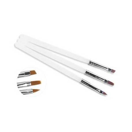 Etecmed Set 3 Pinceles Para Uñas Artificiales Ref. 90318