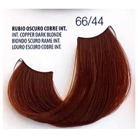 Fusion&co Tinte Permanente En Crema N.66.44 Rubio Oscuro Cobre Intenso   150 Ml