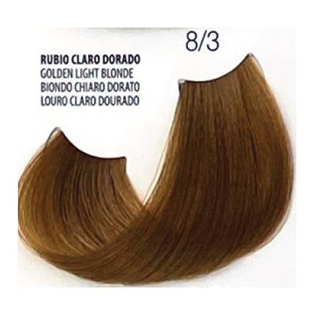 Fusion&co Tinte Permanente En Crema N.  8. 3 Rubio Claro Dorado   150 Ml