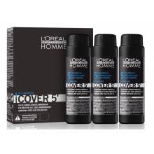 Loreal Homme Tinte Semipermanente Cover 5 Min. En Gel Sin Amoniaco Hombre N. 5 Castaño Claro 50 Ml.