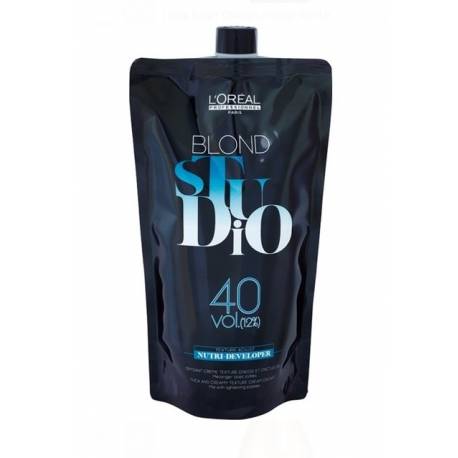 Loreal Oxidante Revelador Blond Studio Platinium Nutri-revelador En Crema 40 Vol. Litro