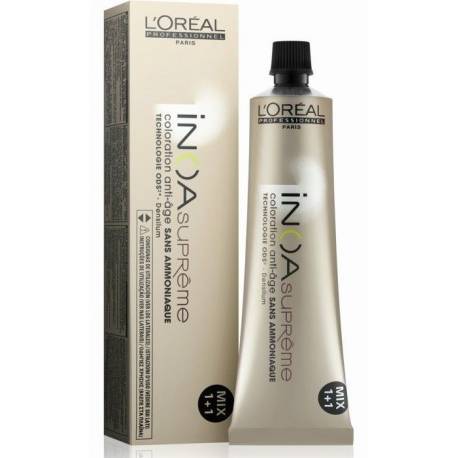 Loreal Tinte Permanente Inoa Supreme En Crema Sin Amoniaco Especial Canas N.   8.23