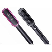 My Hair Cepillo Alisador Electrico Alissa Brush Negro Rosa 2022  Ref. 09004001