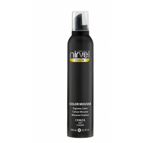 Nirvel Color Espuma Volumen Fija Y Realza Color Ceniza Color Mousse 300 Ml. Ref. 6306