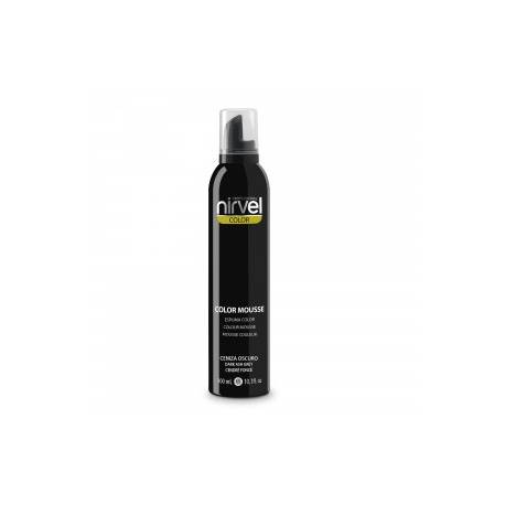 Nirvel Color Espuma Volumen Fija Y Realza Color Ceniza Oscuro Color Mousse 300 Ml. Ref. 6311