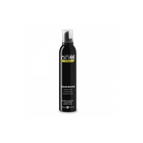 Nirvel Color Espuma Volumen Fija Y Realza Color Plata Classic Color Mousse 300 Ml. Ref. 6323