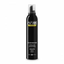 Nirvel Color Espuma Volumen Fija Y Realza Color Violeta Color Mousse 300 Ml. Ref. 6319