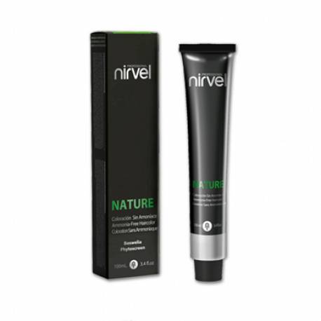 Nirvel Color Tinte Crema Permanente Artx Sin Amoniaco - Ppd Nature N.  1.0 Negro Natural 100 Ml. Ref. 7330