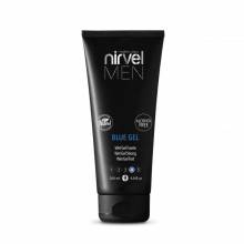 Nirvel Men Gel Fijador Fuerte Sin Alcohol Blue Gel Wet  200 Ml. Ref. 6720