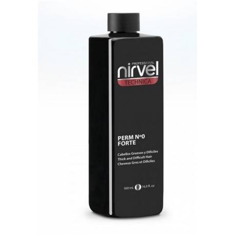 Nirvel Technica Permanente Perm N. 0 Forte Cabellos Gruesos Y Dificiles 500 Ml. Ref. 7555