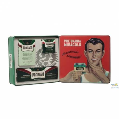 Proraso - Clasicaverde- Eucalipto Y Mentol Estuche Vintage Gino   Ref. 400366