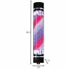 Postquam Barber Pole Luminoso Con Luz Leds Carcasa Negra    Ref. Idaccbarb03