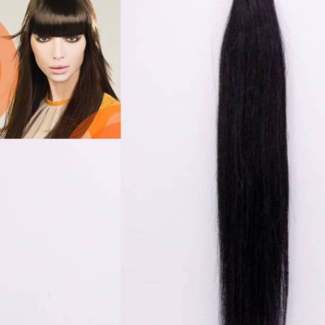 Play Extensions Cabello Pelo Natural Tejido 60 Grs  45 Cm. Color 001 Cod. Bar.