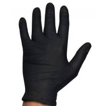 Rubberex Guantes Nitrilo Touch 100 Unids Pro Black Sin Polvo 5.0grs Talla 4 Xl Ref.. 515