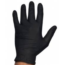 Rubberex Guantes Nitrilo Touch 100 Unids Black Sin Polvo 3.5grs Talla 2 M Ref.. 2645