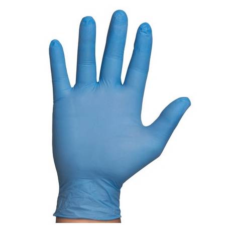 Rubberex Guantes Nitrilo Touch 100 Unids Blue Sin Polvo 3.5grs Talla 3 L Ref.. 127