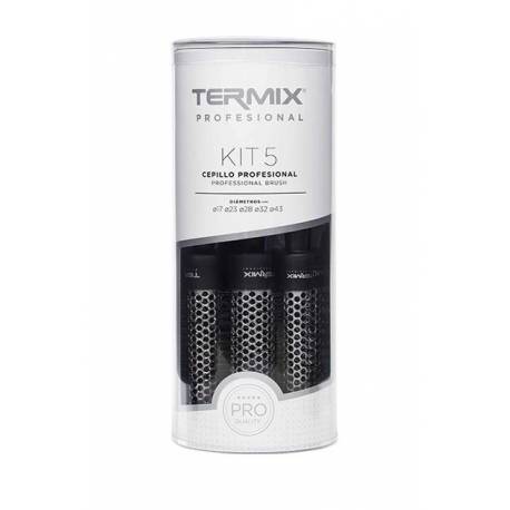 Termix Cepillo Termico Metal Pack 5 Unds Ø 17 Al 43  Ref. Pk-5termix