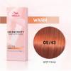 Wella Color Tinte Permanente Shinefinity 05.43 Color Castaño Claro Cobrizo Dorado 60 Ml   Ref. 99350113539