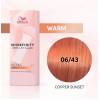 Wella Color Tinte Permanente Shinefinity 06.43 Color Rubio Oscuro Cobrizo Dorado 60 Ml   Ref. 99350113555