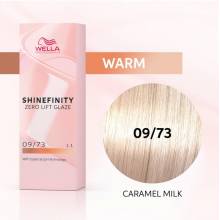 Wella Color Tinte Permanente Shinefinity 09.73 Color Rubio Muy Claro Marron Dorado 60 Ml   Ref. 99350113561