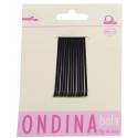 Eurostil Clip Ondina R4 Negro 12 Unds. 5 Ctm. Ref. 01603/50