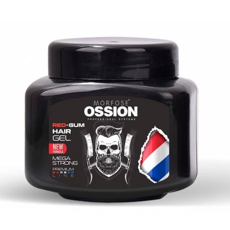 Ossion Premium Barber Line Red-gum Hair Gel 300ml Ref.. Oss-1018